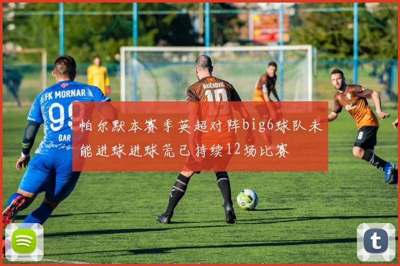 帕尔默本赛季英超对阵big6球队未能进球进球荒已持续12场比赛